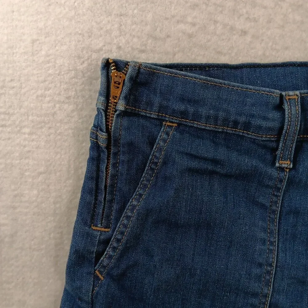 Vintage Levi's Denim Shorts Size 29 Blue Double Side Zip Y2K patch pocket